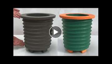 How To Make Beautiful Flower Pots At Home