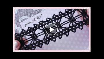 How to Crochet Lace Tape Ribbon