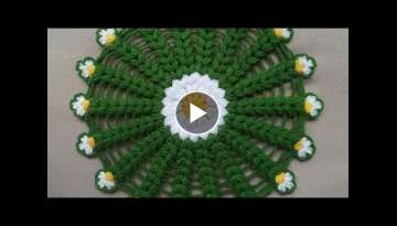  How To Crochet Thalposh, Woolen Rumal, Table cover Placemat Tutorial
