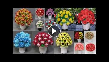  20 Flower pot making at home with plastic bottle