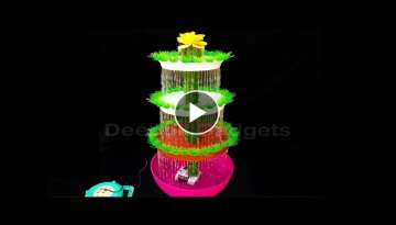 How to make water flow fountain at home 