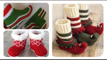 3 COLORED 2021 CHRISTMAS BOOTS MADE