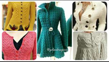 LACE ROUND CARDIGAN WITH EXPRESSION