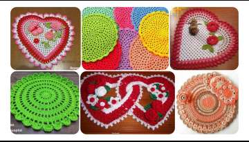 Make a plate decorated with heart-shaped flowers.