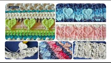 Pistachio Heart Knitting Pattern Making
