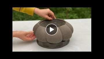  Idea Of Making Beautiful Flower Pots From Cement