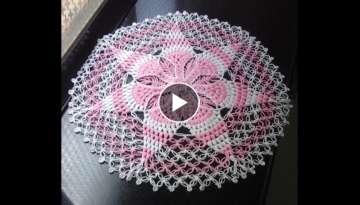 Crochet tablecloth pattern