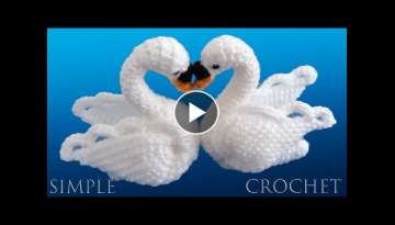 Como tejer Cisnes a Crochet 