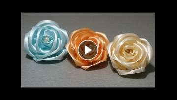 Ribbon Work: Easy Rose Flower
