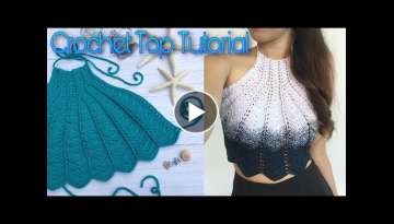 CLAM TOP CROCHET TUTORIAL