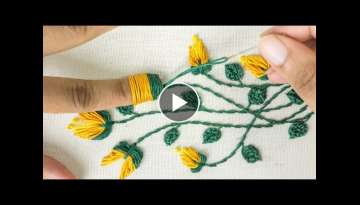 Amazing Hand Embroidery Learn Flower Ideas with Tricks