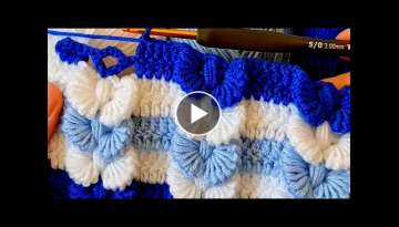 Super Easy Knitting krochet baby blanket y