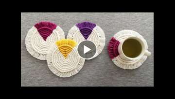 |DIY Macrame Coasters