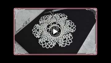 Crochet Lace Doily/Round Motif 