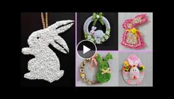 5 Affordable Easter Bunny wreath made with simple materials