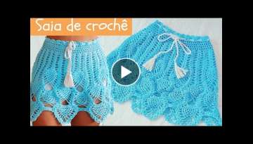 Skirt a crochet |MOÃ‡A PRENDADA