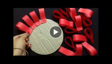 Unique Paper Flower Wall Hanging | Wall Decor Idea | Paper Craft | Wall Hanging | Home Decor Idea
