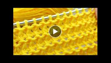  Super Easy Tunisian Crochet Knitting for beginners 