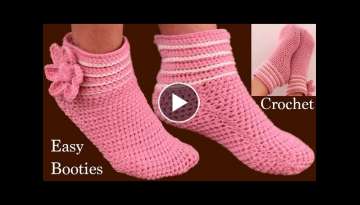 Zapatos a Crochet faÌciles para principiantes tamanÌƒo adulto tejido tallermanualperu
