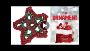 Crochet Star Ornament