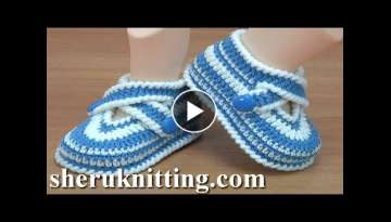 How to Make Crocheted Baby Shoes Instruction 288