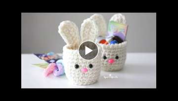 Mini Crochet Bunny Cups