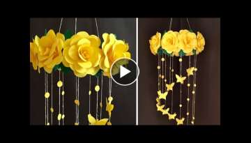 Paper Rose Flower Wall hanging 