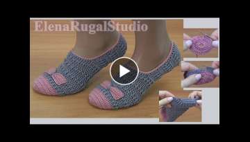 Crochet Slippers Tutorial 