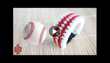 How to Make a Baseball Themed Trilobite Paracord Bracelet Tutorial