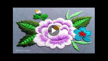 Bright Flower Embroidery Design