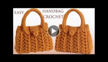 Bolso FaÌcil a Crochet Punto 3D FantasiÌa en relieve tejido con ganchillo