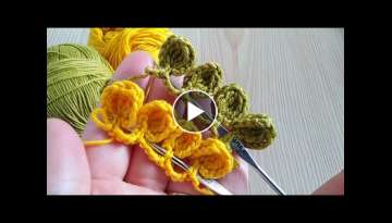  Easy to crochet water drop knitting 