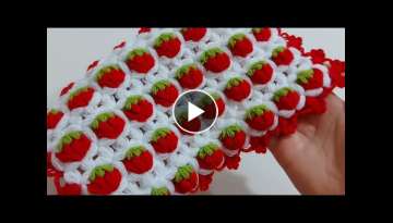 Easy Strawberry Field Square Fiber Model Making