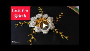 Cast On Stitch || Knitting Bee || Hand Embroidery