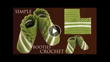 Zapatitos a Crochet para bebes ninÌƒas ninÌƒos y personas adultas paso a paso