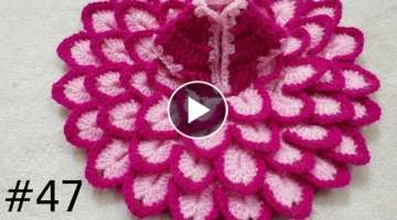 How to Crochet Flower Dress for Laddu Gopal 