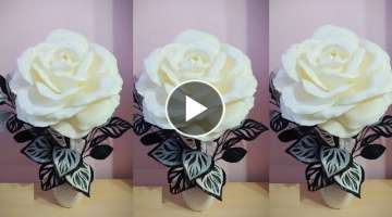 DIY Tutorial cara membuat Bunga Mawar dar