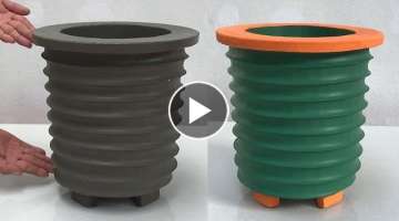 How To Make Beautiful Flower Pots At Home