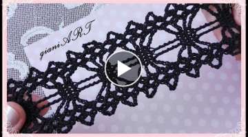 How to Crochet Lace Tape Ribbon