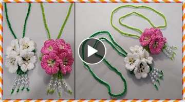 Colar Amor Perfeito em crochÃª rÃ¡pido e fÃ¡cil de fazer! crochet necklace