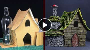 DIY Witch House Using Cardboard