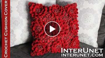 Crochet cushion cover 