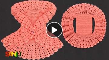 Crochet Bolero Jacket for baby girl 