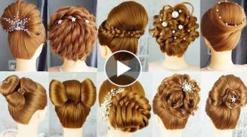 10 Beautiful Bun Hairstyle With Clutcher And Donut