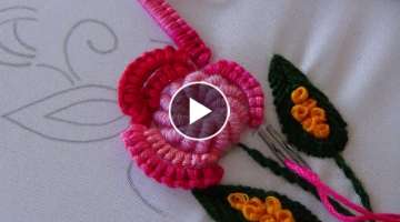 Hand Embroidery: Brazilian Embroidery Flower