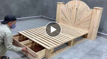 How To Build A Beautiful Single Bed Out Of Pallets For Your Child 
