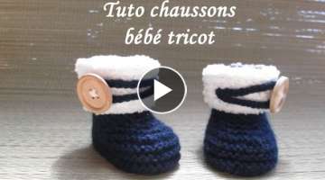  Knitting baby boots