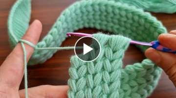 Super Easy Hairband Knitting Model 28k