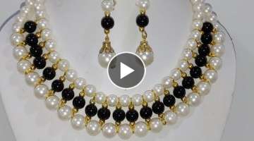 3 DIY innovative beads necklace sets making at home