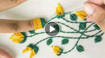 Amazing Hand Embroidery Learn Flower Ideas with Tricks